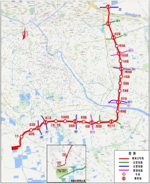 地铁13号线最新线路图